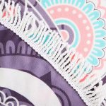 Tassels round beach towel (6)