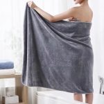 coral velvet bath towel (5)