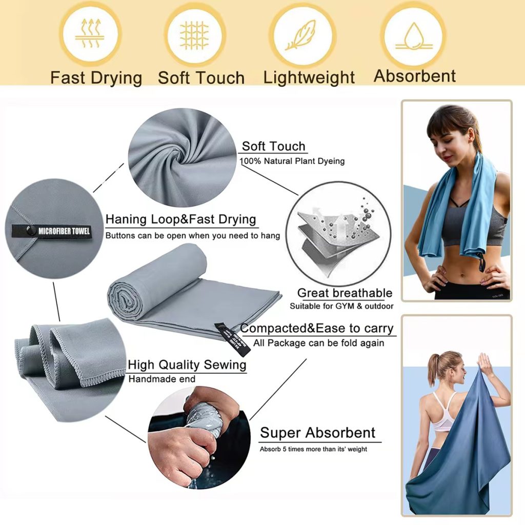 microfiber gym towels