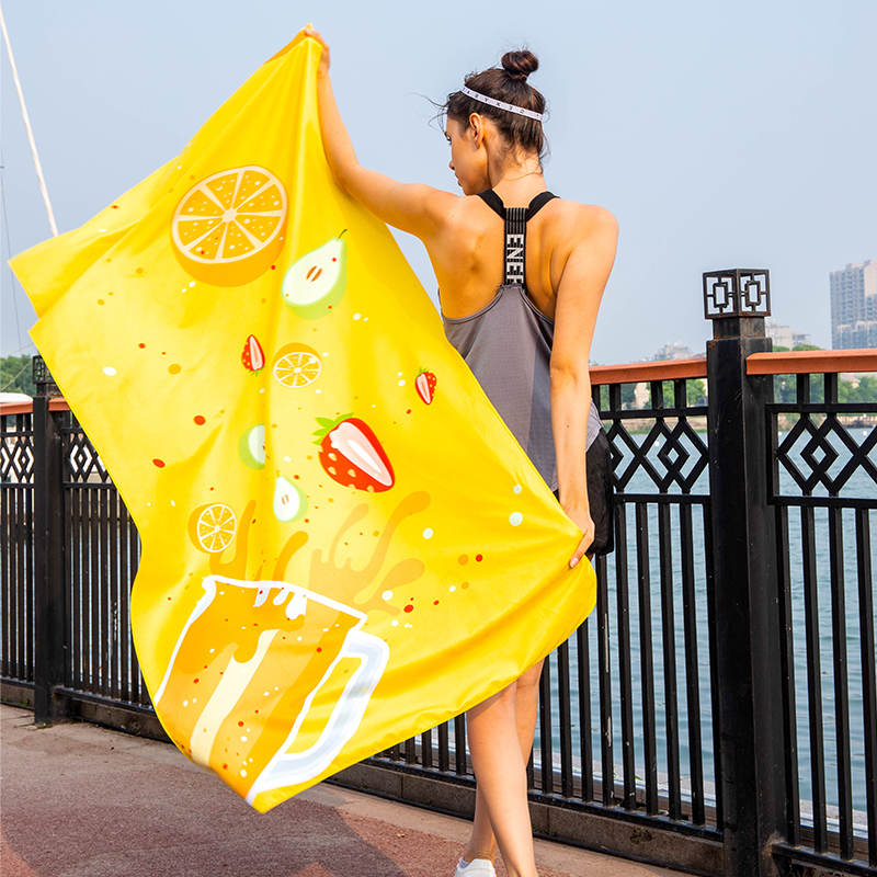 custom beach towel