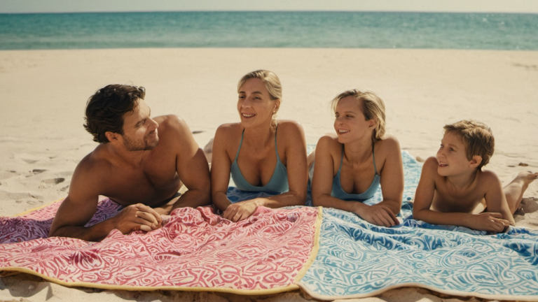 beach towel pool towel