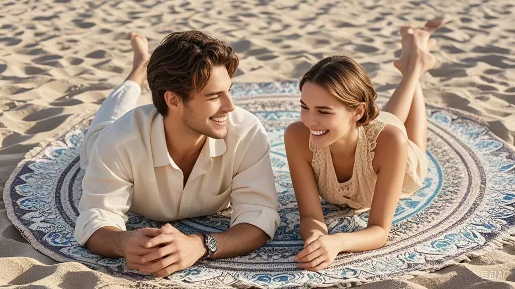 Mandala beach towel