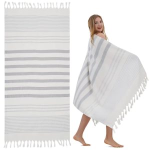 Custom tassel turkish beach towel
