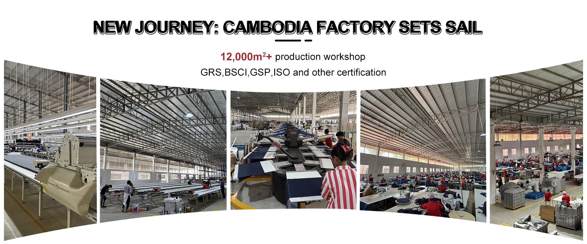 Cambodia factory banner