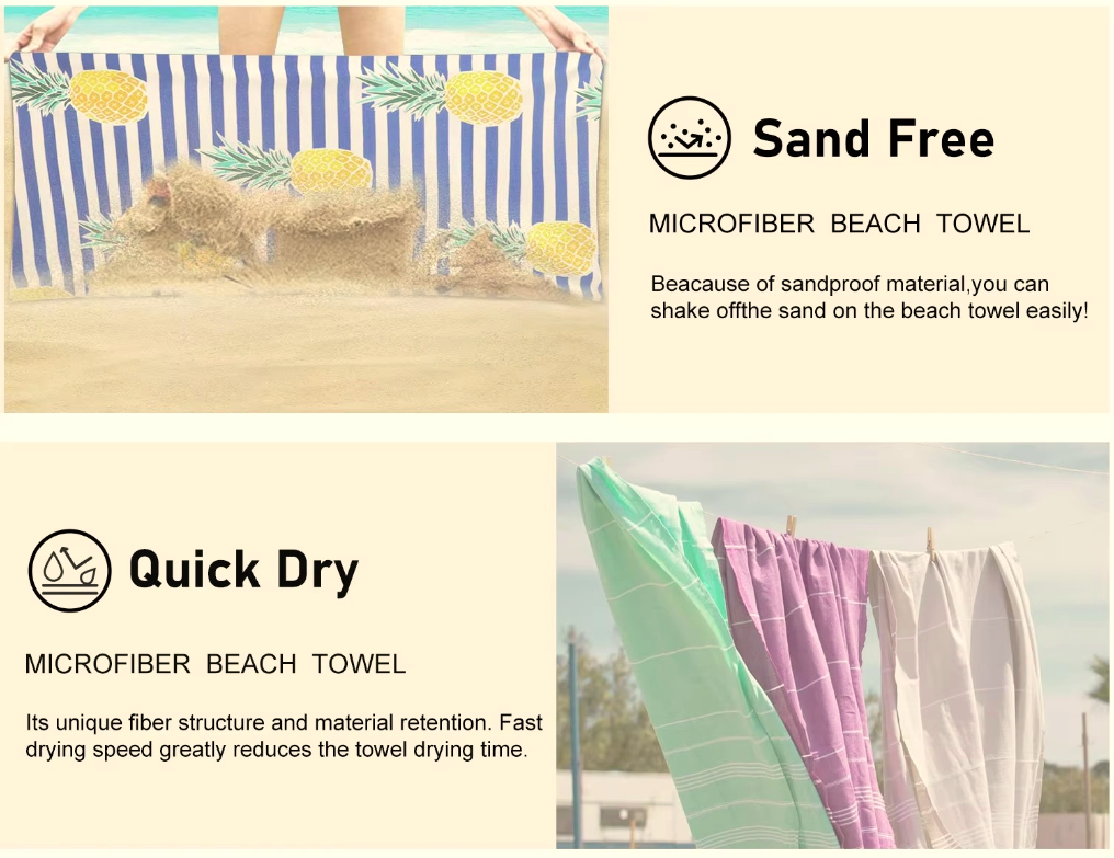 functional beach towels
