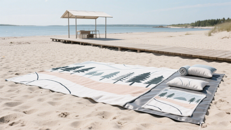 Custom design beach towels