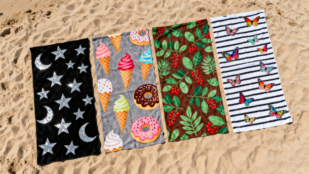 Custom beach towels