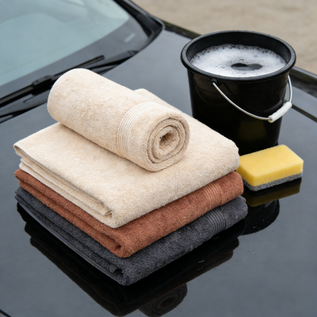 car cleaning towels